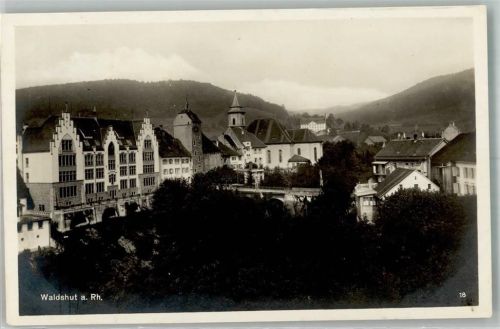 Waldshut 1931 mit Oberen Tor und Liebfrauenkirche Verlag Emil Hartmann