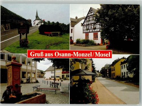 Osann-Monzel Kirche St. Matthias Fachwerkhaus Brunnen Dorfstraße Fotograf Drockenmüller