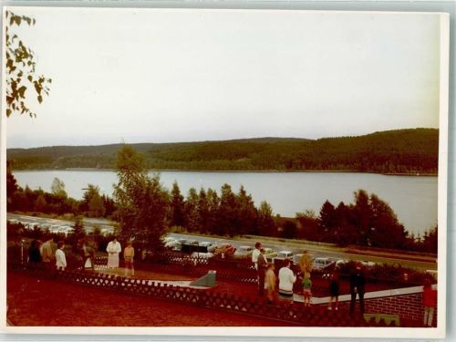 Langscheid Minigolf Foto Original aus Archiv eines Ansichtskartenverlages Ort handschriftlich