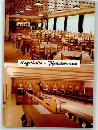 Haßloch Gasthaus Kegelhalle-Pfalzterrassen Fotograf Flott Hüttenstempel