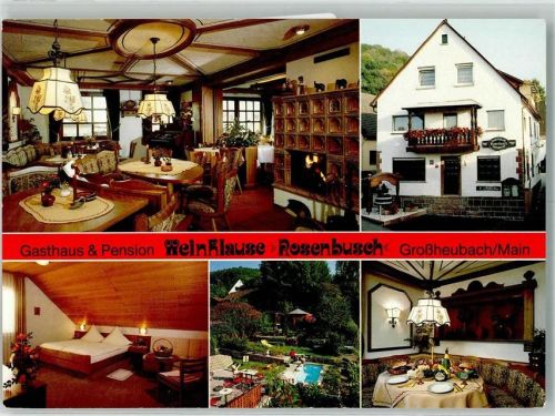 Großheubach Gasthaus Pension Rosenbusch Schwimmbad
