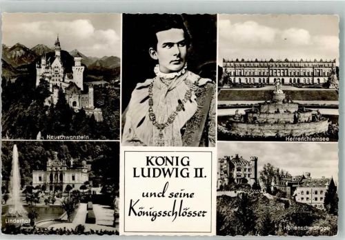 Hohenschwangau Portrait des Königs Königsschlösser Herrenchiemsee Linderhof Neuschwanstein Verlag Martin Herpich