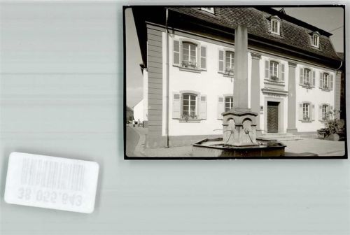 Göllheim Rathaus Ort handschriftlich Foto Original aus Archiv eines Ansichtskartenverlages