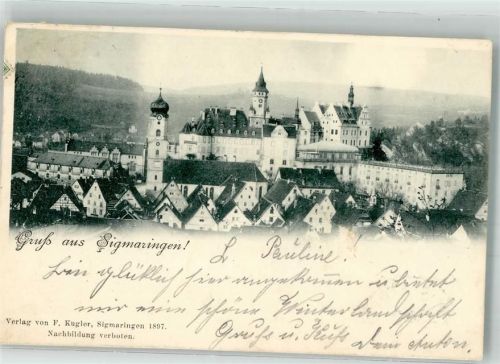 Sigmaringen 1899 Schloss