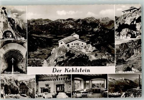 Kehlsteinhaus Der Kehlstein Gasthaus Omnibus Auffahrt Gipfelkreuz