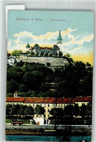 Usti nad Labem 1912 Gasthaus Ferdinandshöhe