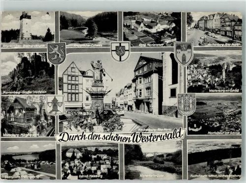 Westerburg Märchenpark Altenkirchen Bismarckturm Marienberg Großer Wolfstein Schloss Molsberg Nistertalbrücke Fuchskaute Montabaur Hachenburg Alter Markt Abtei Marienstatt