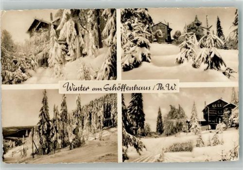 Manebach Winter am Schöffenhaus