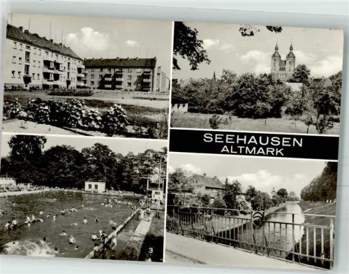 Seehausen Schwimmbad Petri- Kirche Hoher Wall Otto-Nuschke Straße