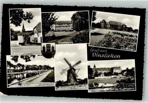 Dinslaken Windmühle Hiesfeld Schwimmbad Kreishaus Rittertor Gymansium