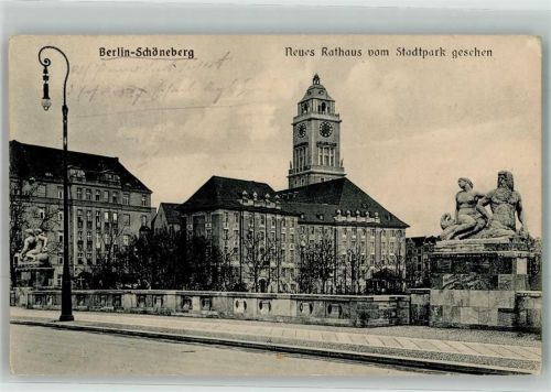Schöneberg 1915 Neues Rathaus Feldpost WK I