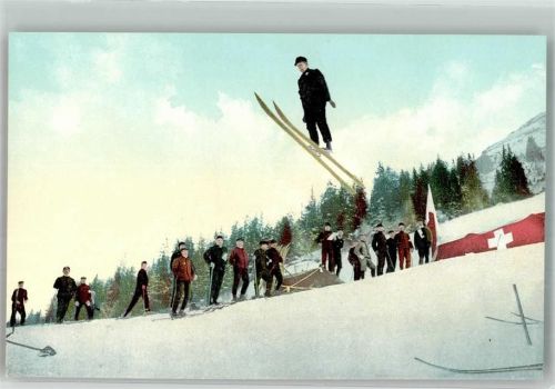 Der Skisprung in der Schweiz