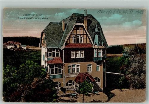 Oberhof 1920 Pension Eisenbahn-Erholungsheim