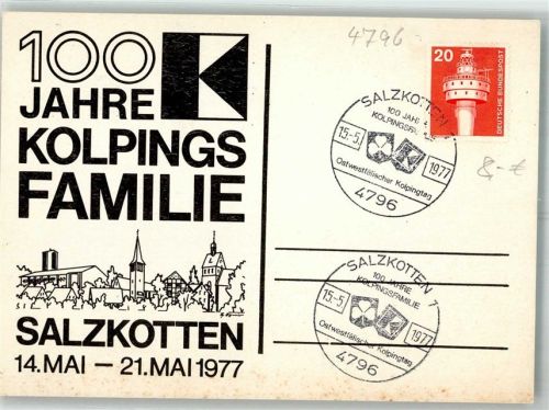 Salzkotten 1977 100 Jahre Kolpingfamilie
