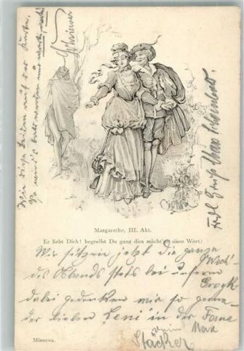 1903 Margarethe III. Akt Faust Minerva