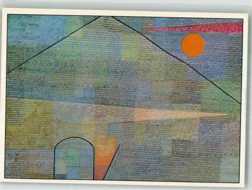 Bern sign. Klee, Paul Ad Parnassum im Kunstmuseum Künstlerkarte mit Informationen