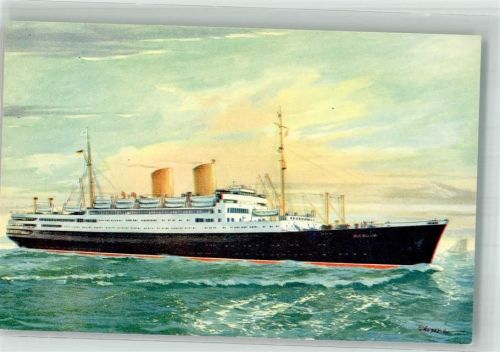 sign. Schoppe Passagierdampfer des Norddeutschen Lloyd