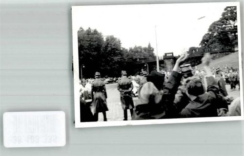 Hamburg De Gaule zu Besuch 1962 Gebrauchsspuren Ort handschriftlich