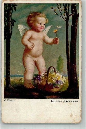 sign. Flatscher G.Engel Blumen Wohlgemuth u. Lissner No. 5115