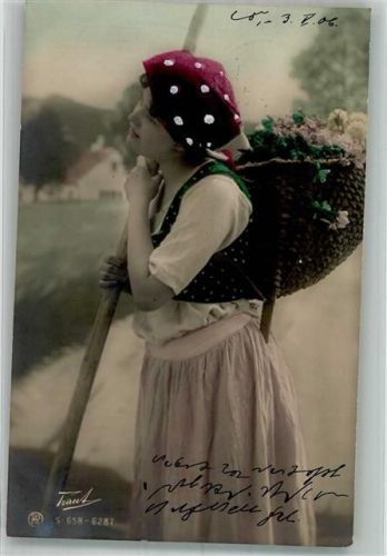 1906 Frau Blumen Traut S. 658-6287