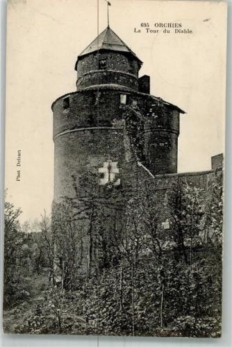 Orchies 1915 Feldpost WK I Nr. 77 La Tour du Diable