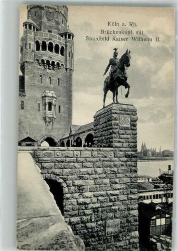Köln Altstadt-Nord 103 Brückenkopf m. Reiterstandbild Kaiser Wilhelm II