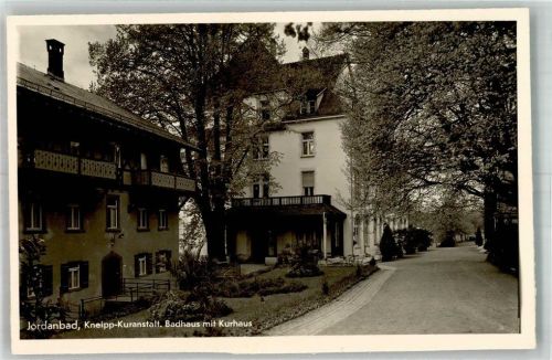 Jordanbad Badhaus mit Kurhaus