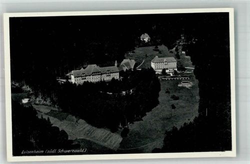 Kandern 1937 Fliegeraufnahme vom Sanatorium Luisenheim