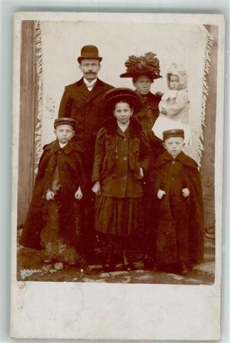 Glauchau 191 Familienfoto Ort lt. Stempel