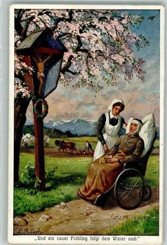 sign. Rösch L. Neuer Frühling folgt dem Winter Militäramtlich genehmigt