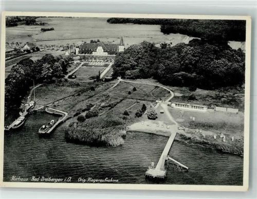 Bad Zwischenahn 1942 Fliegeraufnahme vom Kurhaus Bad Dreibergen am Zwischenahner Meer