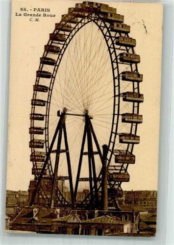 Paris 1914 Riesenrad La Grande Roue
