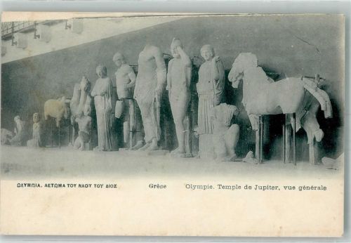 Olympia Denkmal Temple de Jupiter
