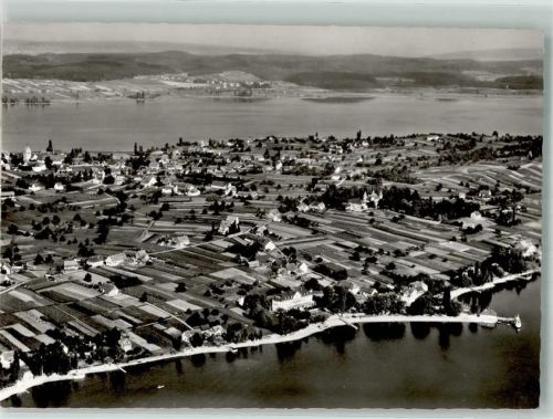 Reichenau Fliegeraufnahme Strandhotel Löchnerhaus Freigeg. d. Inn. -Min B. -Württ.