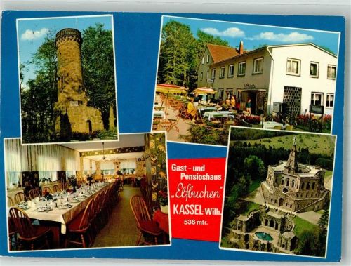 Wilhelmshöhe Gasthaus Pension Elfbuchen Humbergturm und Herkules-Denkmal
