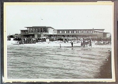 Döse Foto montiert auf Karton Strandhaus