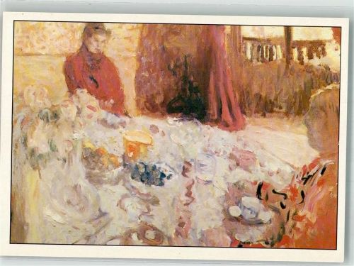 Winterthur sign. Vuillard, Edouard Zwei Frauen bei Tisch Sammlung Reinhart Künstlerkarte mit Informationen Post-Impressionismus