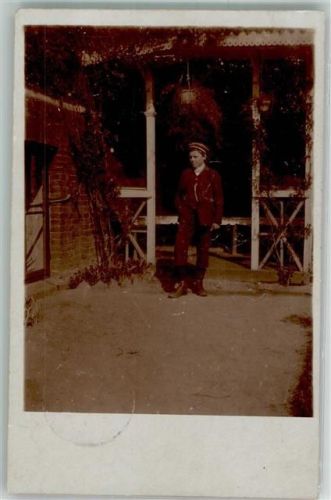 Emden 1910 Portrait Student Ort lt. Stempel