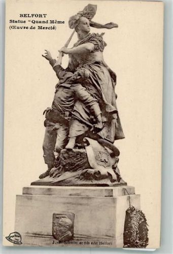 Belfort Denkmal Statue Quand Méme