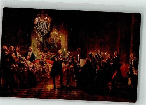 Potsdam sign. Menzel A. v. Flötenkonzert in Sanssouci L. u. P. Nr. 3256