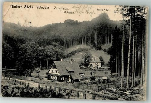 Sebnitz 1911 Zeughaus Goldstein Böses Horn