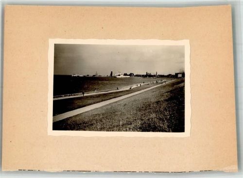 Cuxhaven Foto montiert auf Karton Seedeich