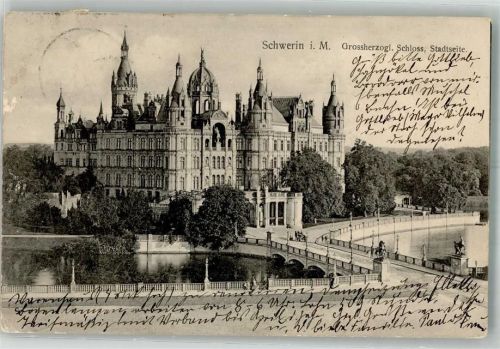 Schwerin 1909 Grozherzogl. Schloss