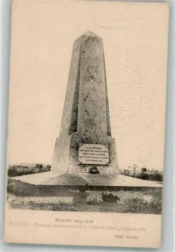 Betz Monument commemoratif de la Bataille de l`Oureq September 1914