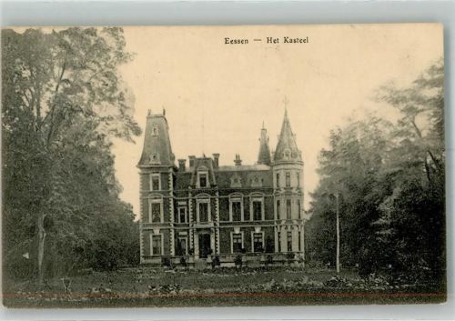 Kalmthout 1915 Eessen Schloss Feldpost WK I 4.Ersatz-Div.