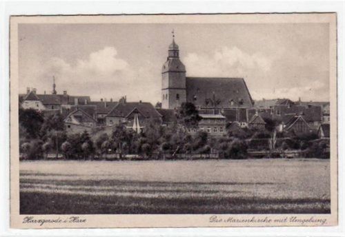 Harzgerode Harzgerode mit Marienkirche und Umgebung ungelaufen Gute Erhaltung.