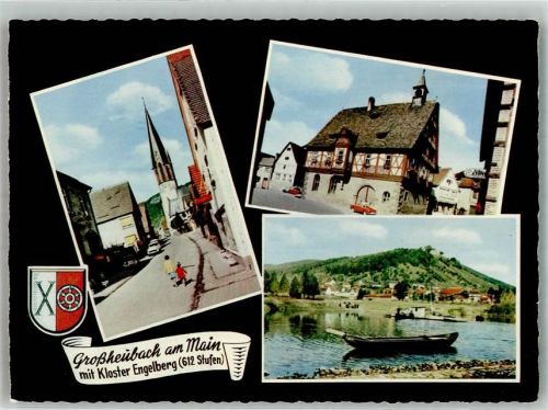 Großheubach Pfarrkirche St. Peter Historisches Rathaus Mainufer
