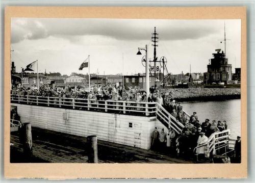 Cuxhaven Foto montiert auf Karton alte Liebe