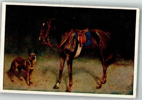Pferd gesattelt O.G. Z. -L. 633