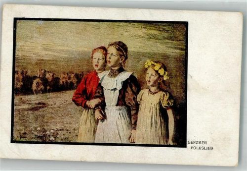 1916 sign. Genzmer Volkslied Kinder